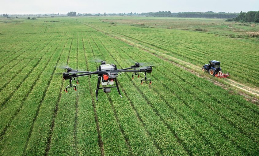 Fazenda drone tecnologia agricultura - Foto Pixabay