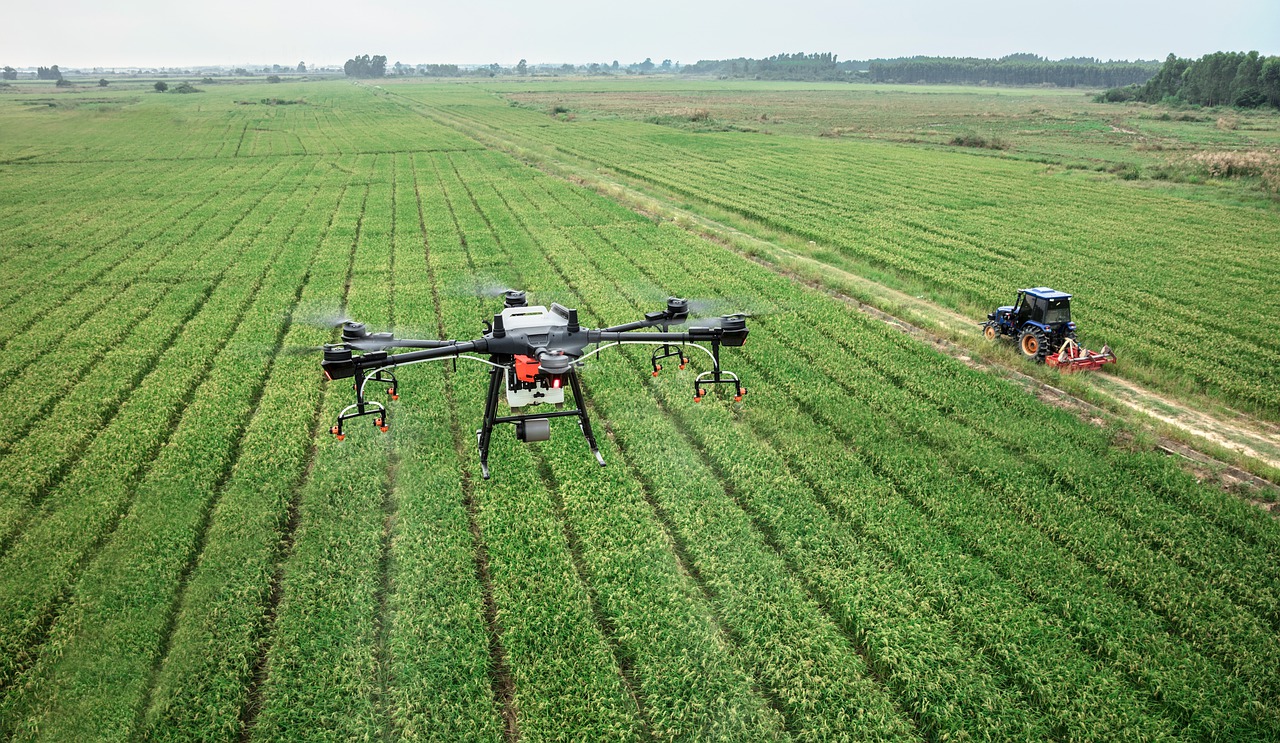 Fazenda drone tecnologia agricultura - Foto Pixabay